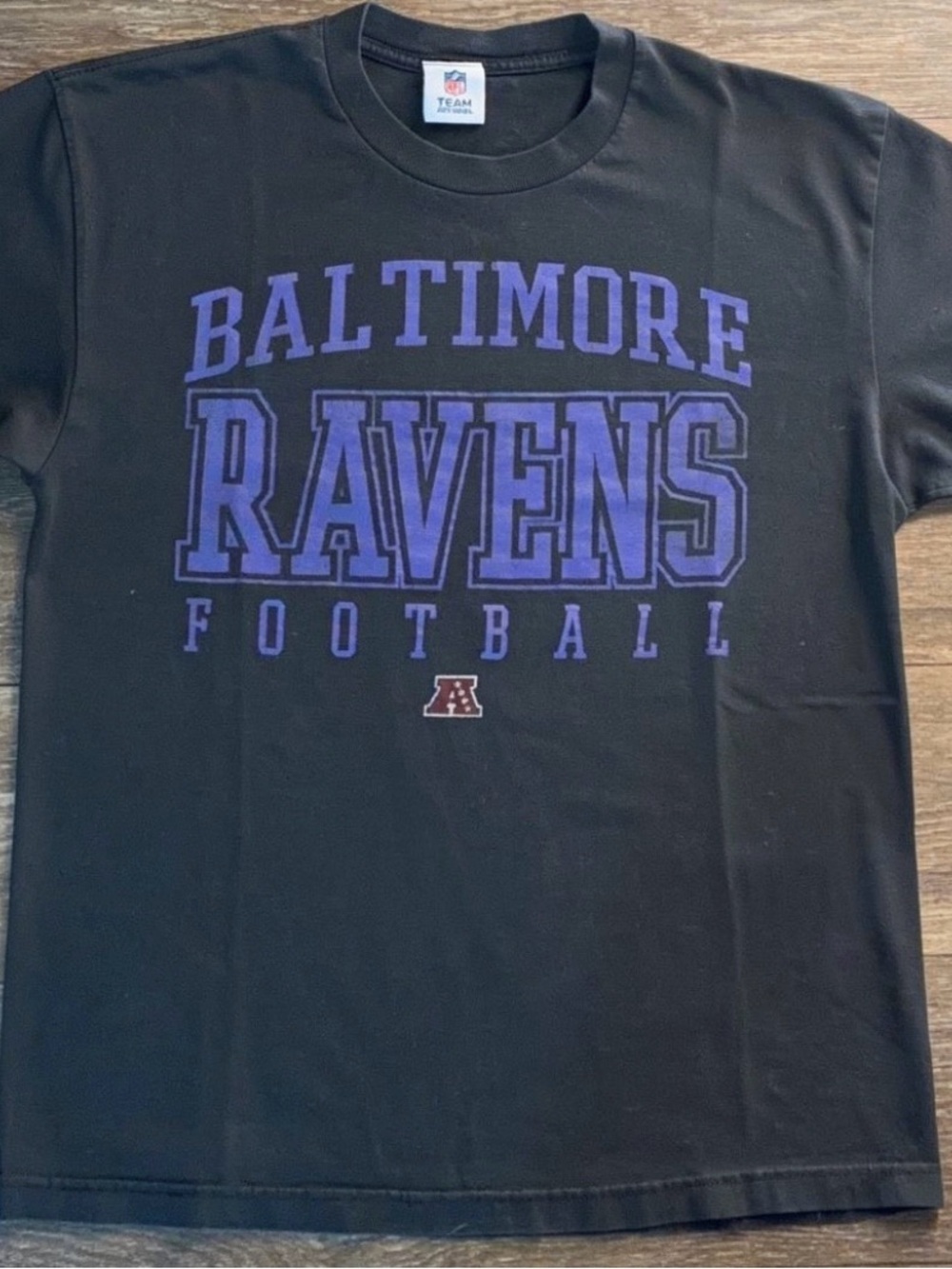 Baltimore Ravens Black & Purple Football Tee